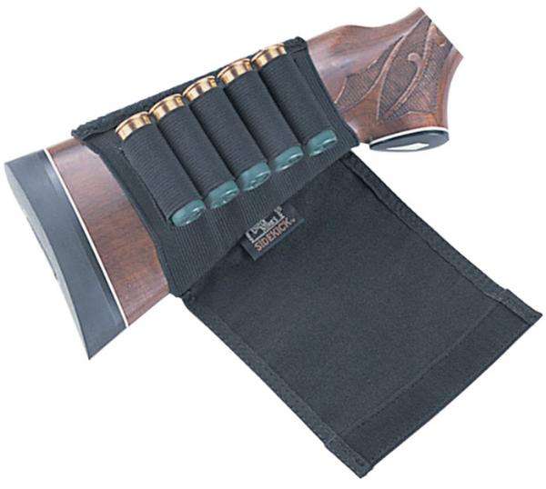 Holsters Uncle Mikes U/M SHOTGUN STOCK SHELL HLDR W/FLAP